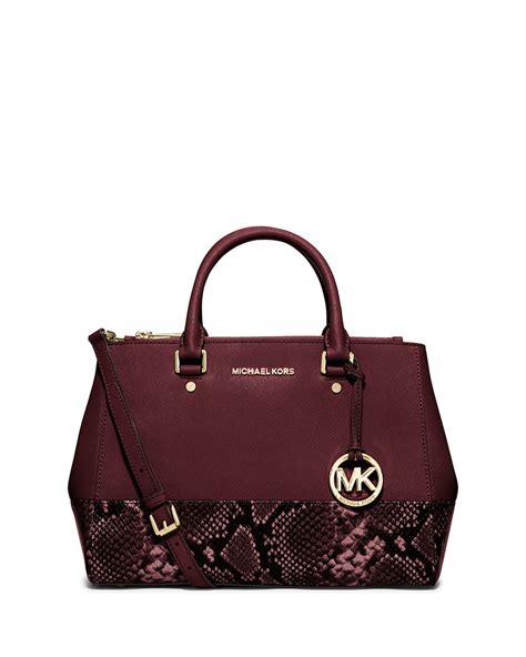 michael kors sutton merlot|Michael Kors Sutton Bag for sale .